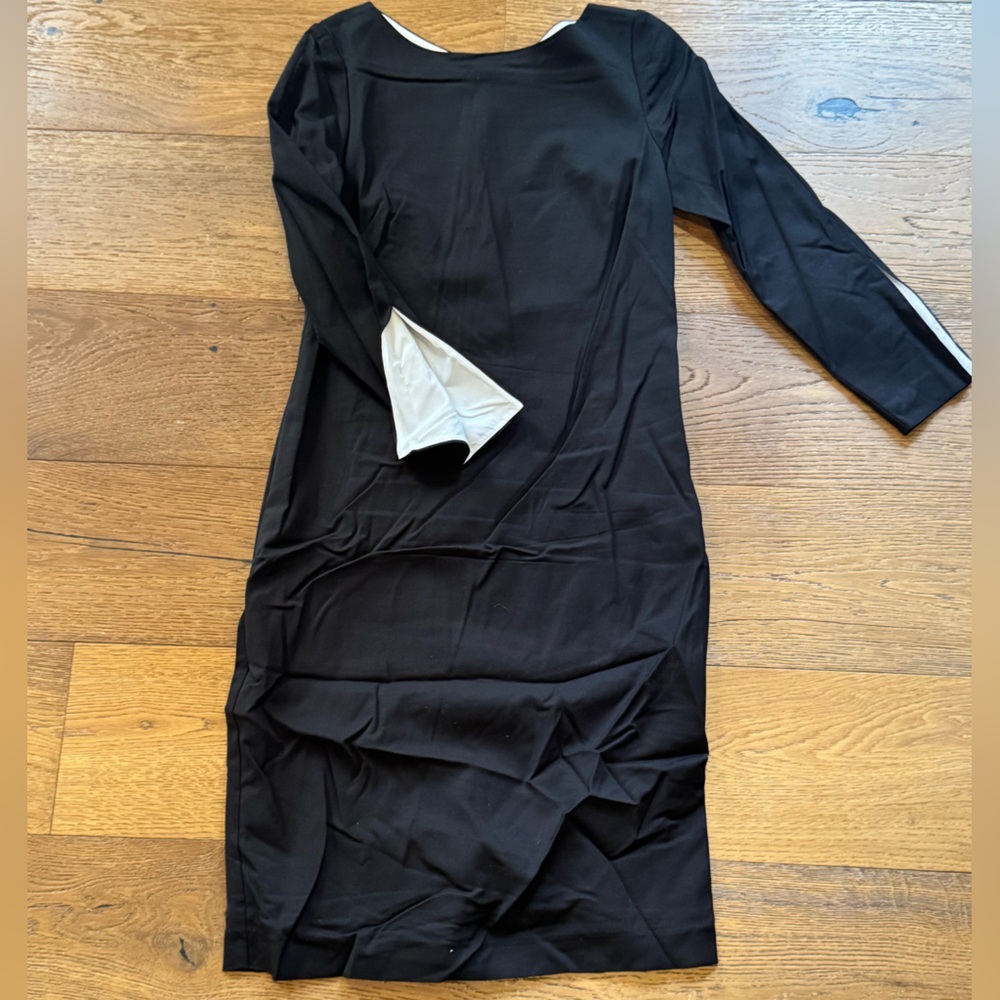 Banana Republic Black and Cream Blouse